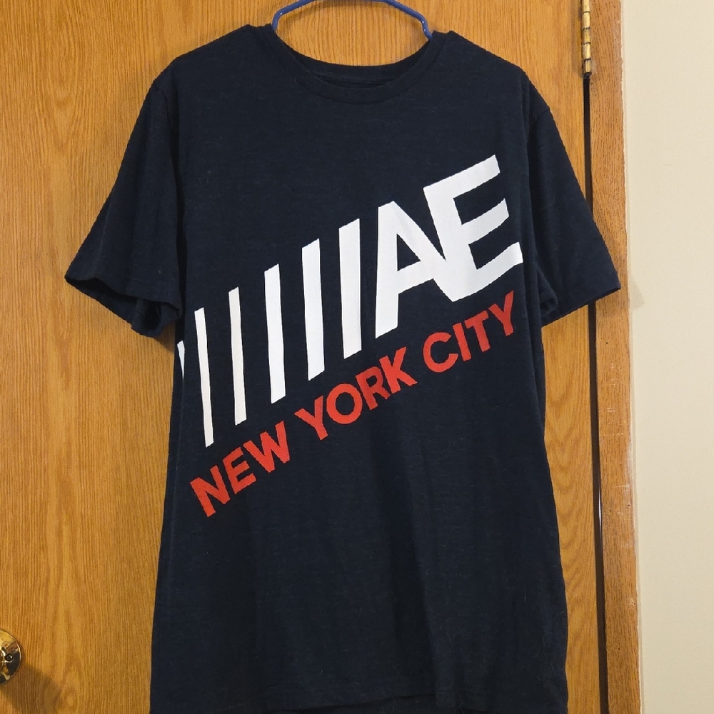 American Eagle Outfitters Dark Blue NYC Tee